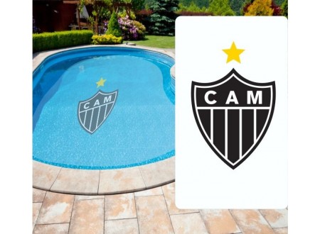 ADESIVO PARA FUNDO DE PISCINA TIME ATLÉTICO MINEIRO 